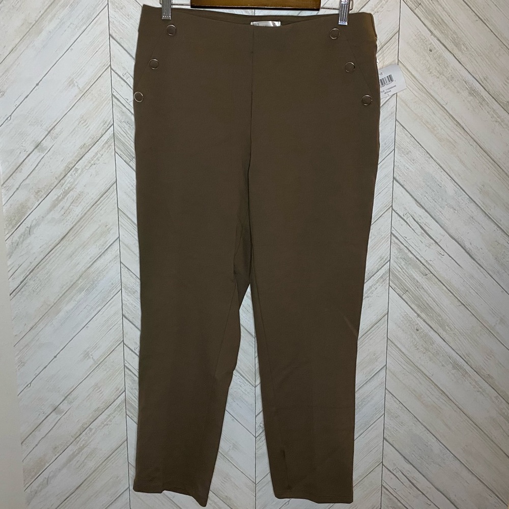 89th & Madison Women's Tan Trousers